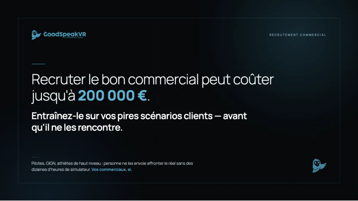 Recruter un bon commercial coûte jusqu'à 200 000 €