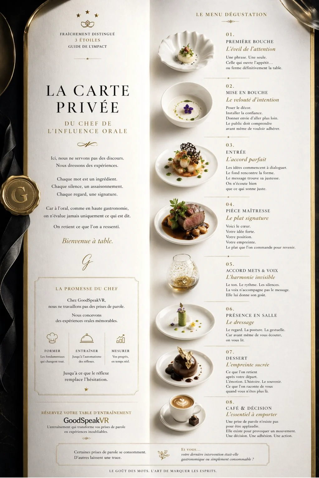 Troisième étoile : la marque à table