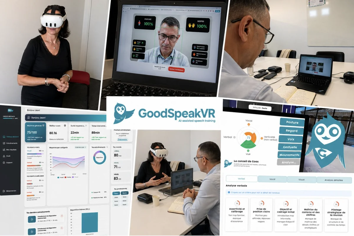 La première fois qu'un client découvre GoodSpeakVR